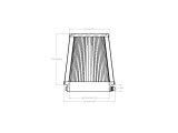aFe Magnum FORCE Intake Repl. Filter w/ D2 Dura-Dry Media - 5-1/2in F x 7in B x 5-1/2in T x 7in H thumbnail 6