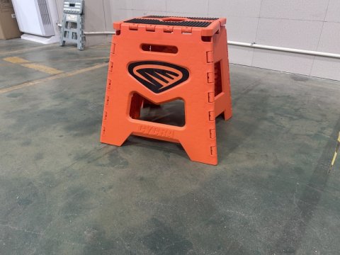 Cycra Fold Up Motostand Orange W/Decal thumbnail 1