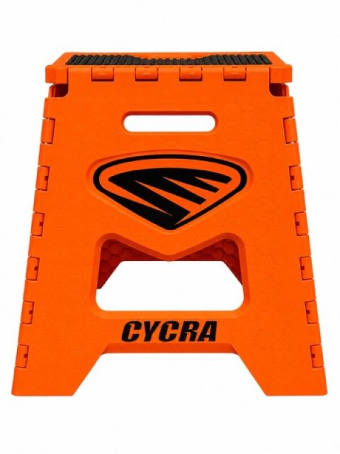Cycra Fold Up Motostand Orange W/Decal thumbnail 4