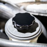 Wehrli 17-26 Ford Super Duty 6.7L Power Stroke Billet Power Steering Reservoir Cap - Clear Anodized thumbnail 2