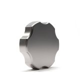 Wehrli 17-26 Ford Super Duty 6.7L Power Stroke Billet Power Steering Reservoir Cap - Clear Anodized thumbnail 3