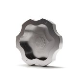 Wehrli 17-26 Ford Super Duty 6.7L Power Stroke Billet Power Steering Reservoir Cap - Clear Anodized thumbnail 4
