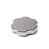 Wehrli 17-26 Ford Super Duty 6.7L Power Stroke Billet Power Steering Reservoir Cap - Clear Anodized thumbnail 6
