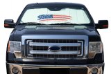 Covercraft 25-26 Mercedes-Benz Sprinter American Flag UVS100 Premier Custom Sunscreen-Centered Logo thumbnail 5