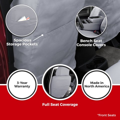 Covercraft 26 Toyota Rav4 Polycotton SeatSaver Custom Front Row Seat Covers thumbnail 4