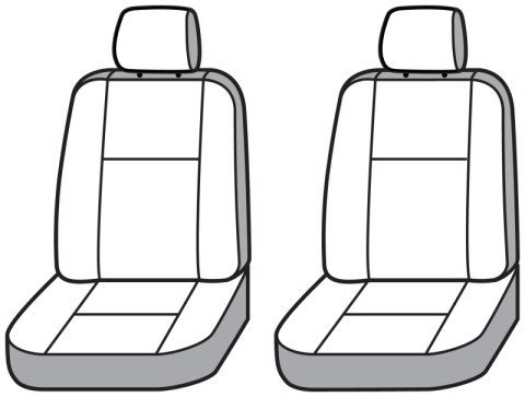 Covercraft 26 Toyota Rav4 Polycotton SeatSaver Custom Front Row Seat Covers thumbnail 1