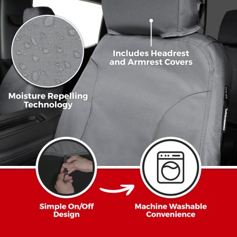 Covercraft 23-26 Toyota Prius Endura Waterproof SeatSaver Custom Second Row Seat Covers thumbnail 2
