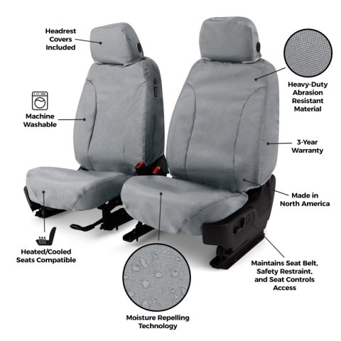 Covercraft 23-26 Toyota Prius Endura Waterproof SeatSaver Custom Second Row Seat Covers thumbnail 3