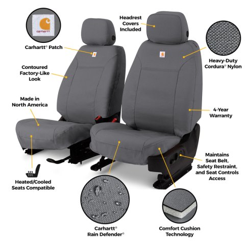 Covercraft 24-26 Toyota Grand Highlander Carhartt Super Dux PrecisionFit Custom Second Row Seat Cvr thumbnail 3