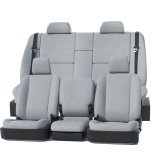 Covercraft 24-26 Toyota Grand Highlander Leatherette PrecisionFit Custom Second Row Seat Covers thumbnail 1