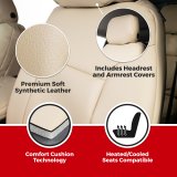 Covercraft 23-26 Toyota Corolla Leatherette PrecisionFit Custom Second Row Seat Covers thumbnail 2