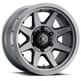 ICON Rebound Pro 17x8.5 / 5x5.5 / 0mm / 4.75in BS Titanium Wheel thumbnail 1