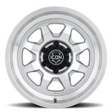 ICON Nuevo 17x8.5 / 6x5.5 / 25mm / 5.75in BS Silver Machined Wheel thumbnail 3