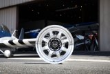 ICON Nuevo 17x8.5 / 6x5.5 / 25mm / 5.75in BS Silver Machined Wheel thumbnail 4