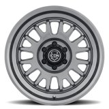 ICON Anza 17x8.5 / 5x150 / 25mm / 5.75in BS Gun Metal Wheel thumbnail 3