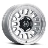 ICON Anza 17x8.5 / 6x5.5 / 25mm / 5.75in BS Silver Machined Wheel thumbnail 1
