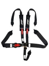 PRP 5.2 Harness Latch and Link with 2in Shoulders-3in Lap Belts and Removable Pads SFI 16.1- Black thumbnail 1