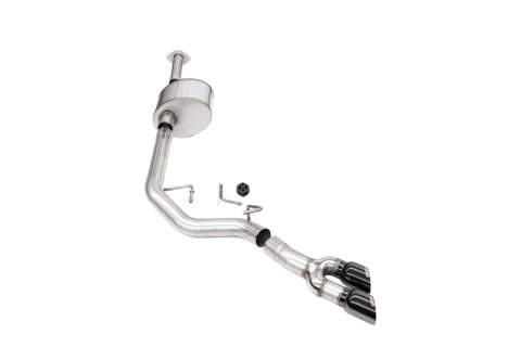 Corsa 15-20 Ford F-150 5.0L (145in WB) 3.0in Lightning Exit Catback w/ 3.5in Twin Black PVD Pro Tips thumbnail 1