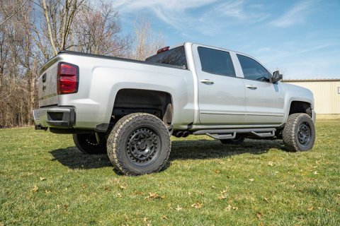 Corsa 14-16 Chevrolet Silverado 3.0in Catback Front Axle Exit Exhaust w/ Twin 4.0in Black Tips thumbnail 4