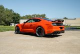 Corsa 20-22 Ford Mustang GT500 3.0in Dual Rear Exit Catback w/ Twin 5.0in Black Carbon Fiber Tips thumbnail 4