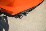 Corsa 20-22 Ford Mustang GT500 3.0in Dual Rear Exit Catback w/ Twin 5.0in Polished Carbon Fiber Tips thumbnail 2