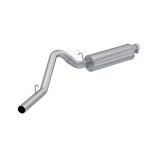 MBRP 97-99 Jeep Wrangler TJ Inline-4 2.5L/Inline-6 2.5in Aluminized Steel Cat Back Single Side Exit thumbnail 1