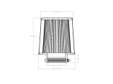 aFe Magnum FORCE Intake Replacement Air Filter w D2 Dura-Dry Media 3-7/8in F x8in B x7in T x8in H thumbnail 6