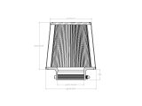 aFe Magnum FORCE Intake Replacement Air Filter w/ D2 Dry Media 4-1/2in F x8-1/2in B x7in T x8in H thumbnail 6