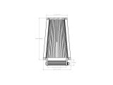 aFe Magnum FORCE Intake Replacement Air Filter w/ D2 Dura-Dry Media 4 F x6in B x4-1/2in T x9in H thumbnail 6