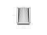 aFe Magnum FORCE Intake Replacement Air Filter w D2 Dura-Dry Media 5-1/2inF x(10x7)inB x7inT x8inH thumbnail 3