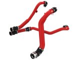 aFe BladeRunner Aluminum Hot and Cold Charge Pipe Kit Red Ford F-150 24-26 V6-2.7L (tt) thumbnail 1