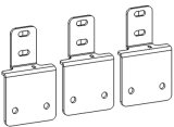 Go Rhino 05-26 Nissan Frontier (4dr) Dominator Xtreme Side Step Mounting Brackets - Tex. Blk thumbnail 1