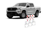 Go Rhino 05-26 Nissan Frontier (4dr) Dominator Xtreme Side Step Mounting Brackets - Tex. Blk thumbnail 3