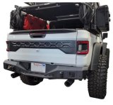 Go Rhino 20-26 Jeep Gladiator JT Crew Cab Rockline Rear Full Width Bumper - Tex. Blk thumbnail 2