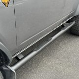 Go Rhino 21-26 Ford Bronco (4dr) 4000 Series Side Steps - Cab Length - Tex. Blk thumbnail 1