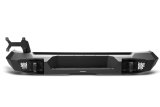 Go Rhino 07-18 Jeep Wrangler JK/JKU Trailline Rear Full Width Bumper - Tex. Blk thumbnail 1