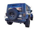 Go Rhino 07-18 Jeep Wrangler JK/JKU Trailline Rear Full Width Bumper - Tex. Blk thumbnail 2