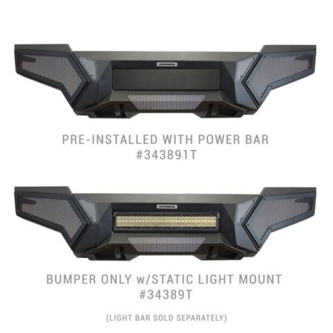 Go Rhino 22-26 Toyota Tundra (4dr) Element Front Bumper w/ Power Bar - Tex. Blk thumbnail 5