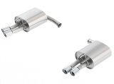 Borla 14-15 Chevrolet SS 6.2L AT RWD 4Dr S-Type Dual Split Rear Exit Rnd Rlld Angle-Cut Rear Sec Ex thumbnail 1