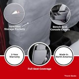 Covercraft 26 Toyota RAV4 Hybrid SeatSaver Custom Seat Cover - Polycotton Taupe thumbnail 3