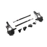 QA1 2019+ Chevrolet Silverado 1500 Double Adjustable 4/5in Lowering Kit w/ Spindles & Traction Bars thumbnail 3