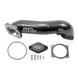 Wehrli 11-16 GM Duramax LML Passenger 3in Upper Crossover Intercooler Pipe - Chevy Orange thumbnail 1