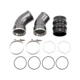 Wehrli 06-10 GM Duramax LBZ/LMM Passenger Side 3.5in Intercooler Pipe - Illusion Purple thumbnail 1