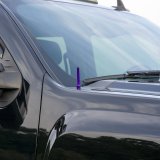 Wehrli 07.5-19 GM HD/14-23 GM 1500 Truck Billet TIG Torch Stubby Antenna - Bengal Grey thumbnail 2