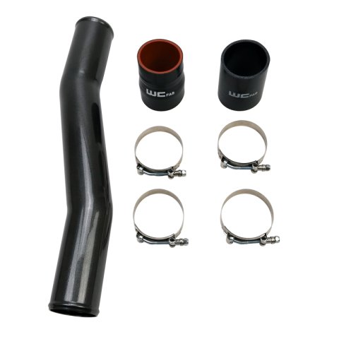 Wehrli 03-07 Cummins 5.9L Passenger Side 3in Intercooler Pipe - Sparkle Granny Smith