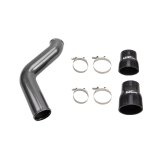 Wehrli 19-24 Cummins 6.7L Passenger (Hot) Side 3.5in Intercooler Pipe - Candy Red thumbnail 1