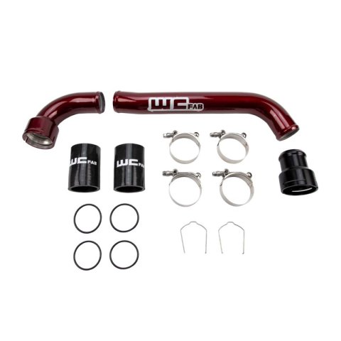 Wehrli 17-25 Ford Power Stroke 6.7L Upper Coolant Pipe Kit - Semi-Gloss Black