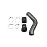 Wehrli 13-18 Cummins 6.7L Driver Side 3.5in Intercooler Pipe - Cat Yellow thumbnail 1