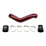 Wehrli 19-24 Cummins 6.7L Driver Side 3.5in Intercooler Pipe - WCFab Red thumbnail 1
