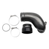 Wehrli 06-10 GM Duramax LBZ/LMM 5in Intake Horn - Fine Texture Black thumbnail 1